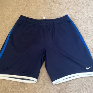 Navy Nike Athletic Shorts